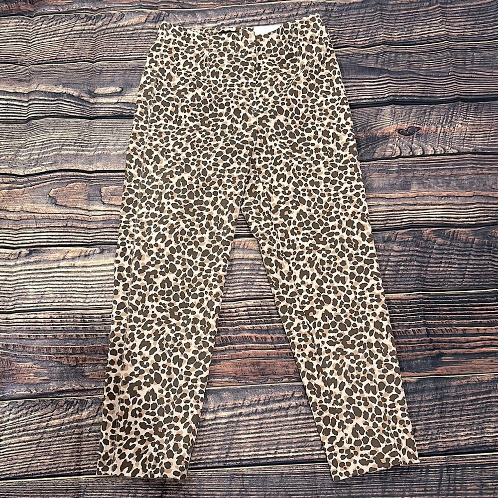 Ann Taylor “The Slim” Pant in Leopard